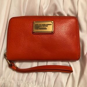 Marc By Marc Jacobs Orange Wristlet